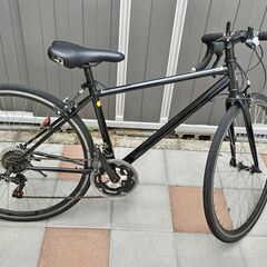 ロードバイク ドロップハンドル シマノ14段変速搭載 700×28c 黒の画像