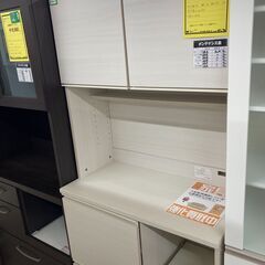 【ジモティ来店特価!!】食器棚　アイリスオーヤマ　ホワイト　J-250530の画像