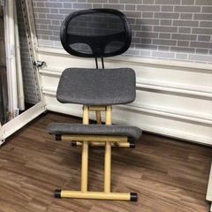 バランスチェア 姿勢矯正 背もたれ付きの画像