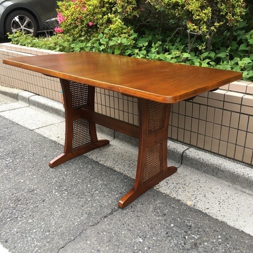 エクステンションテーブルのダイニングセット【F00929】