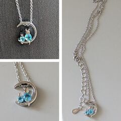 ダブルラブリーキャットネックレス（新品）の画像