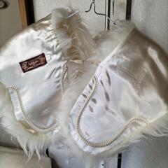 晴れ着用ショール　人工毛の画像