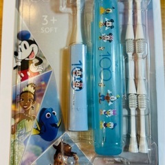ディズニー 電動歯ブラシセット 3歳以上　こどもハピカはじめてセットの画像