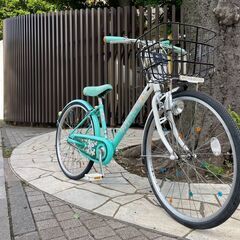 *中古自転車* キッズ自転車 かわいいパステルカラー 街乗り