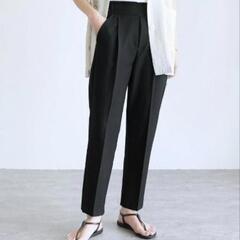 reca センタープレステーパードパンツ XL ブラック