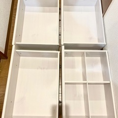 【ニトリ】リビングチェストフローリオ ホワイト タンス 収納　の画像