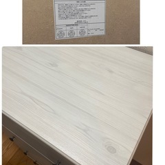 【ニトリ】リビングチェストフローリオ ホワイト タンス 収納　の画像