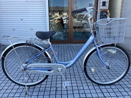 24インチ自転車】軽量アルミフレーム製❗️美品❗️LEDオートライト付