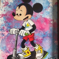 ⭐︎ミッキーマウス⭐︎新品額付⭐︎アートギャラリー⭐︎の画像