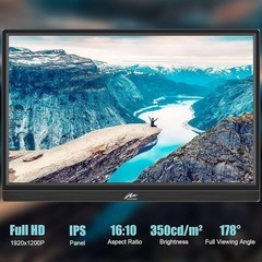 モバイルモニター 16インチ Kenowa 1920x1200 IPSパネルの画像