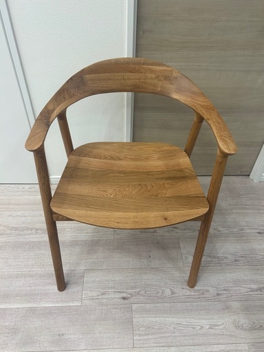 ダイニングチェア 天然木 オーク アームチェア