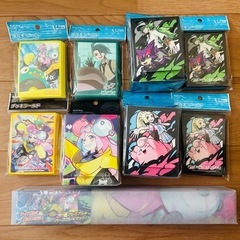 ポケモンカード　デッキシールド　プレイマット　ナンジャモ　リーリエ　N