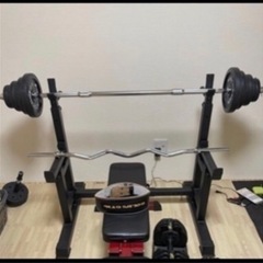 ベンチとバーベル、zバーセット
