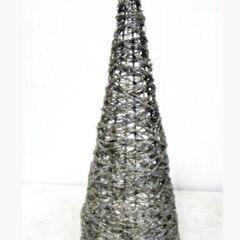 アクタス　シルバービーズクリスマスツリー大小2個セット　モニュメント　オブジェ　インテリア　装飾　ACTUS　ディスプレイの画像
