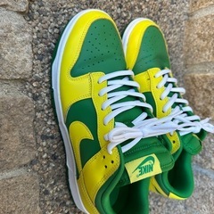 ほぼ新品Nike Dunk Low "Reverse Brazi...