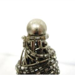 アクタス　シルバービーズクリスマスツリー大小2個セット　モニュメント　オブジェ　インテリア　装飾　ACTUS　ディスプレイの画像