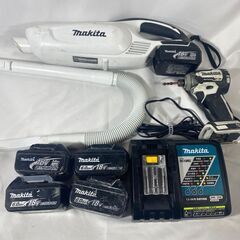 1 / 4 Makita インパクトドライバーと掃除機セット ま...