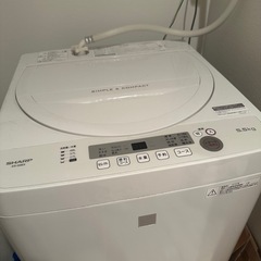 SHARP洗濯機　2018年製　の画像