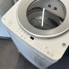 【新品同様‼️】アイリスオーヤマ 2024年製 8.0kg全自動洗濯機 オッシュ 洗剤/柔軟剤自動投入 ホワイト♪の画像