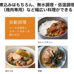 パナソニック 炊飯器 5合 圧力IH コンパクトサイズ 自動調理鍋 無水調理/低温調理可能 ふた食洗機対応 ブラック SR-NA102-K の画像