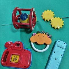 【中古品】赤ちゃんおもちゃ5点セット　アンパンマン　ボーネルンド　音の出るおもちゃの画像