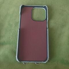 《新品》iPhone ケースホルダー グリーン系 チェーンストラップ付きの画像