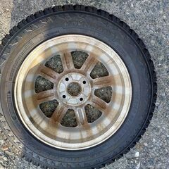 145R14C YOKOHAMA GEOLANDER X-AT 14インチ4.5Jホイール付 4本セット アゲトラ アゲバンの画像