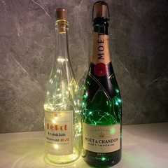モエシャン　ルイテット　ボトルライト　空き瓶　間接照明