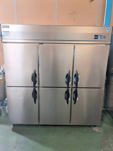 在庫処分!!泉佐野店引取限定　大和冷機　縦型冷蔵庫　621CD-PL-EC　2017年　リサイクル品