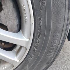 ただいまお話中　195/65R15 ダンロップ夏タイヤとアルミホイールのセットの画像