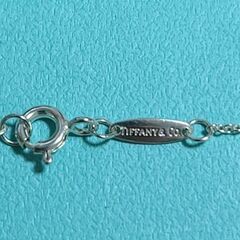 未使用　ティファニー TIFFANY&CO. ダイヤモンド ネックレス 44cm Pt プラチナ　アクセサリーの画像