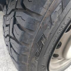 購入者決定TOYO OPENcountry RT 155/65R14 デミオ鉄チンの画像