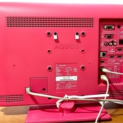 シャープSHARP AQUOS／LC-19K5 ピンクの画像