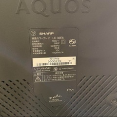 SHARP 液晶テレビ　32型の画像