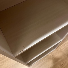 【お譲り先が決まりました】収納棚 ホワイトシェルフ 4段   の画像
