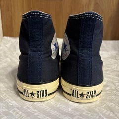 【大幅お値下げしました】【25cm】コンバース オールスター US エイジドカラーズ ハイ インクブルーの画像