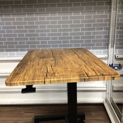 昇降式テーブル 約69x48x76-115cm キャスター付きの画像