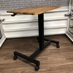 昇降式テーブル 約69x48x76-115cm キャスター付きの画像