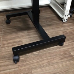 昇降式テーブル 約69x48x76-115cm キャスター付きの画像