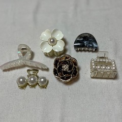 ヘアクリップ　6点セットの画像