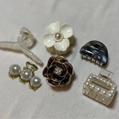 ヘアクリップ　6点セットの画像