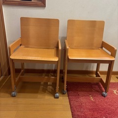 MUJI無印良品 学習椅子1脚　人気廃盤　高さ&背もたれ位置調節...