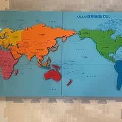 くもん　世界地図パズルの画像