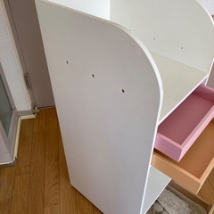 子供　収納棚　整理棚　本棚　ランドセル置きの画像