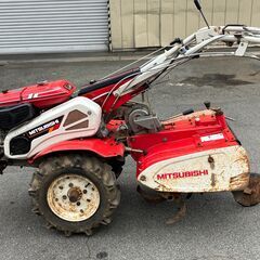 軽トラ貸し出しOK  現物確認歓迎 使われてた動作品 三菱 7馬力 耕運機 管理機 MS710R 前6/後2速 現状渡しの画像