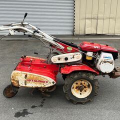 軽トラ貸し出しOK  現物確認歓迎 使われてた動作品 三菱 7馬力 耕運機 管理機 MS710R 前6/後2速 現状渡しの画像