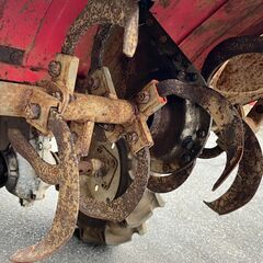 軽トラ貸し出しOK  現物確認歓迎 使われてた動作品 三菱 7馬力 耕運機 管理機 MS710R 前6/後2速 現状渡しの画像