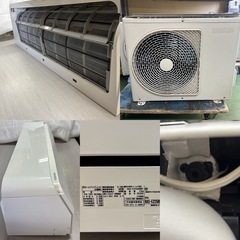 I383 🌈 ジモティー限定価格！ TOSHIBA 2.2kw エアコン 大清快 おもに6畳用 ⭐ 動作確認済 ⭐ クリーニング済の画像