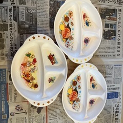 子供用食事プレート3枚