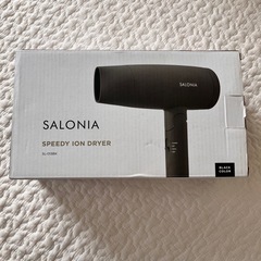 新品SALONIA ドライヤー ブラック SL-013BK